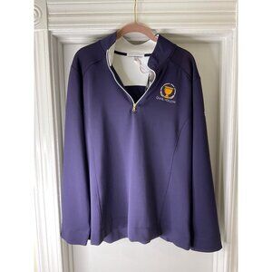NWT Fairway & Greene Women's Quarter Zip Pullover Golf Shirt Quail Hallow XXL